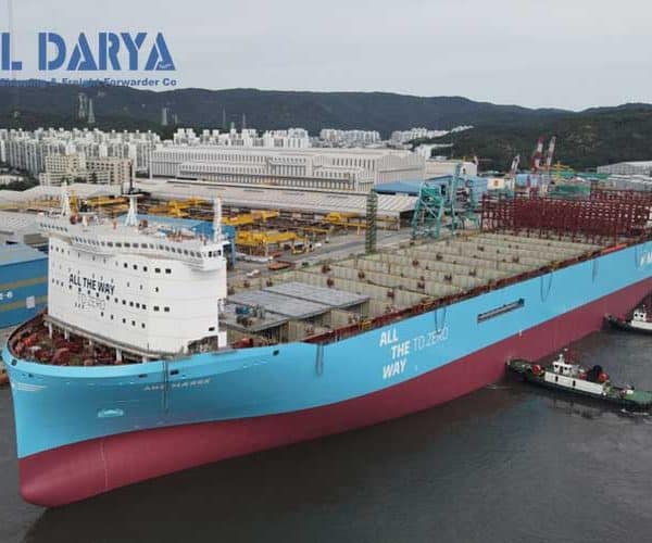 چین کشتی کانتینری تعمیراتی را به دوگانه‌سوز تبدیل کرد