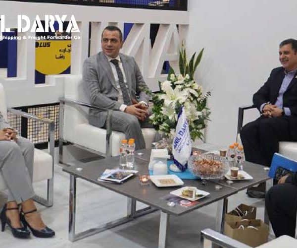 بازدید دبیرکل انجمن کشتیرانی و خدمات وابسته ایران از غرفه آنیل دریا