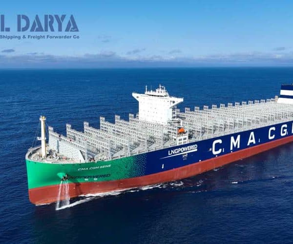 چین بزرگترین کشتی کانتینری دوگانه سوز جهان را تحویل داد