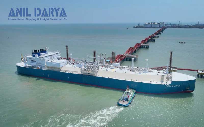 کشتی‌های حمل LNG ناوگان روسیه در یارد‌های تعمیراتی چین