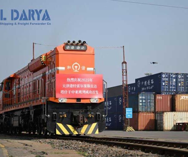 راه اندازی قطار کانتینری بین چین و ازبکستان