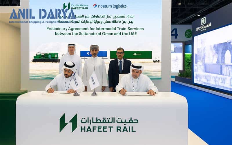 راه‌اندازی کریدور ریلی بین عمان و امارات برای تجارت کانتینری