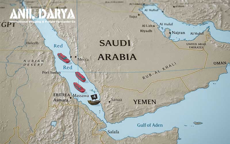 توقف حملات به کشتی‌های عبوری از دریای سرخ