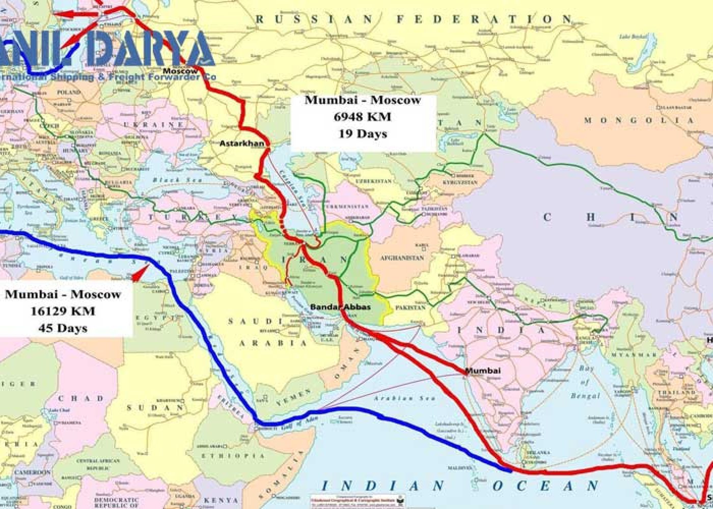 امضای توافقنامه ساخت راه‌آهن بین ایران و روسیه